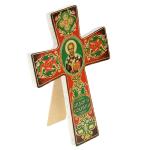 Croix Saint Nicolas en bois avec suspension