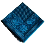Foulard russe motif fleurs
