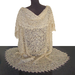 Châle beige - Châle russe
