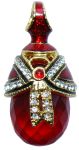 Copie Pendentif Oeuf Fabergé avec Cristal - Rubis