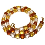 Collier Murano couleur ambre