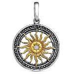 Amulette Soleil - pendentif porte chance