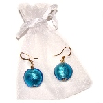 Boucles d'oreille Murano - Turquoise