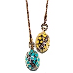 Collier original femme - Oeufs pendentifs