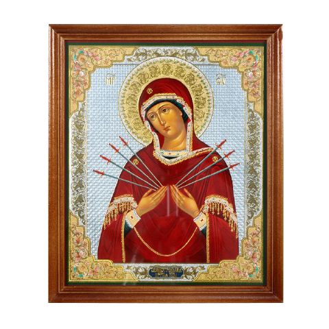 Icone religieuse Notre Dame des sept douleurs
