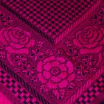 Foulard russe motif fleurs