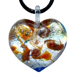 Coeur Murano - Pendentif 
