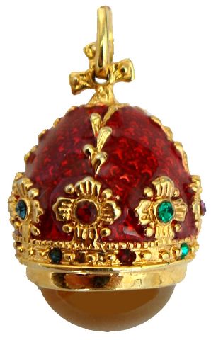 Pendentif Couronne impériale russe Oeuf Fabergé