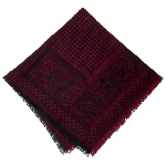 Foulard russe motif fleurs