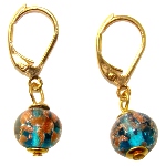 Boucles d'oreille Murano - Turquoise