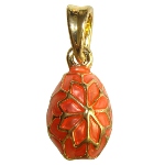 Copie pendentif oeuf Faberge - Flocon de neige