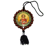 Petite Icone pour protection - La Vierge et Saint Panteleimon