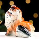 Statuette chat en porcelaine