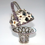 Panier de perce-neige surpris d'oeuf d'Hiver Fabergé 